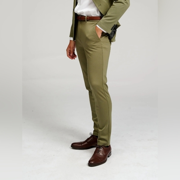 TeeShoppen The Original Performance Pants in Olive | Size 36/36 | NWT - Picture 4 of 13